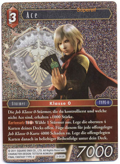 Final Fantasy Opus 3-003 R Ace Feuer