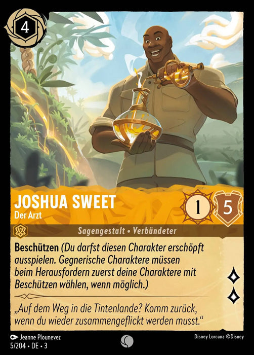 Lorcana Die Tintenlande 3-005 C Joshua Sweet Bernstein