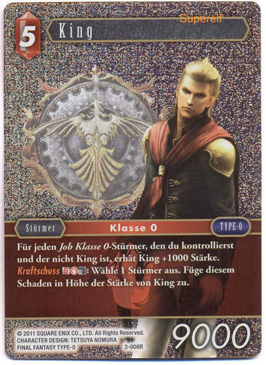 Final Fantasy Opus 3-006 R King Feuer