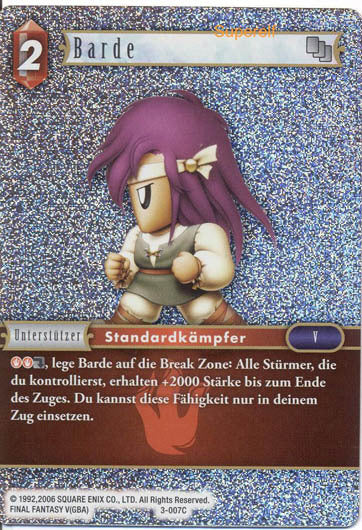 Final Fantasy Opus 3-007 C Barde Feuer