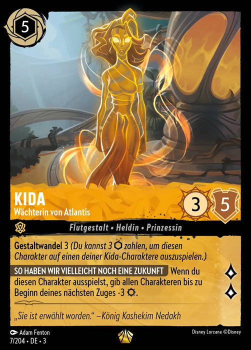 Lorcana Die Tintenlande 3-007 L Kida Bernstein