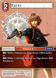 Final Fantasy Opus 3-009 C Cater Feuer
