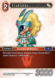Final Fantasy Opus 3-011 C Gladiator Feuer