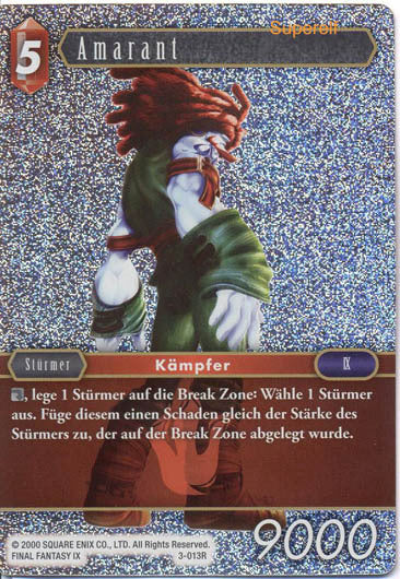 Final Fantasy Opus 3-013 R Amarant Feuer