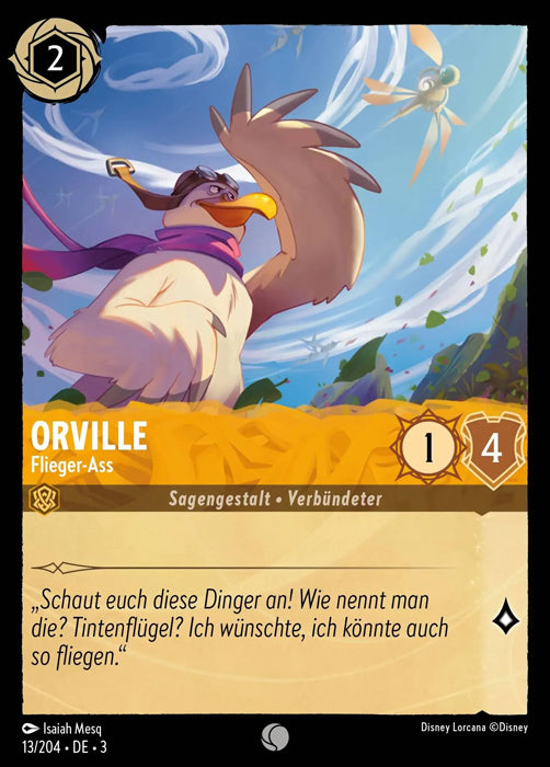 Lorcana Die Tintenlande 3-013 C Orville Bernstein