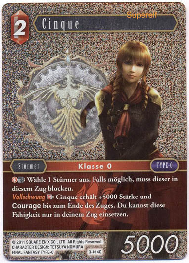 Final Fantasy Opus 3-014 C Cinque Feuer