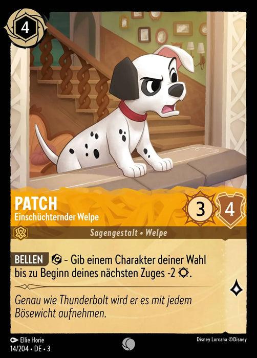 Lorcana Die Tintenlande 3-014 C Patch Bernstein