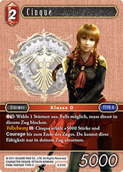 Final Fantasy Opus 3-014 C Cinque Feuer