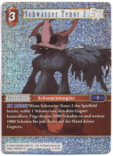 Final Fantasy Opus 3-015 R Schwarzer Tenor 2 Feuer