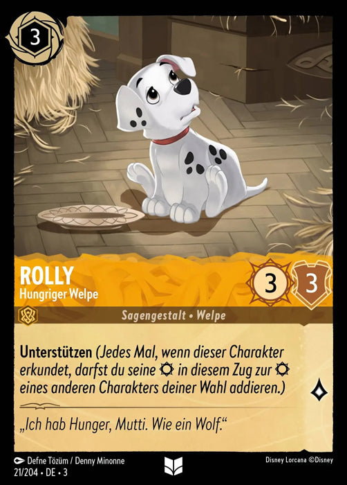 Lorcana Die Tintenlande 3-021 UC Rolly Bernstein