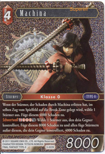 Final Fantasy Opus 3-022 H Machina Feuer