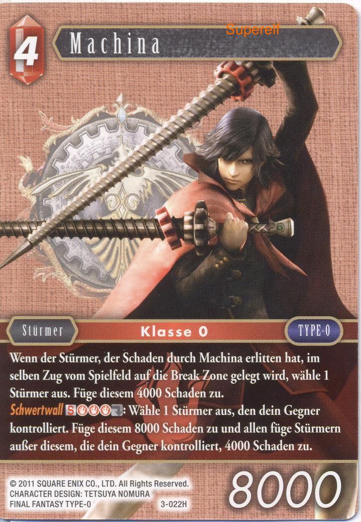 Final Fantasy Opus 3-022 H Machina Feuer