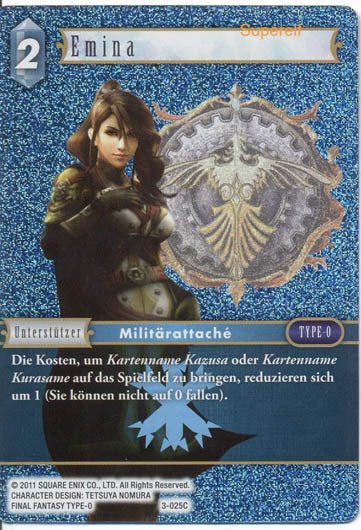Final Fantasy Opus 3-025 C Emina Eis