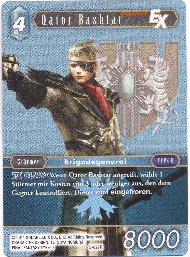 Final Fantasy Opus 3-027 R Qator Bashtar Eis
