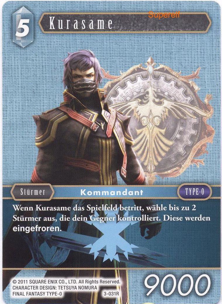 Final Fantasy Opus 3-031 R Kurasame Eis