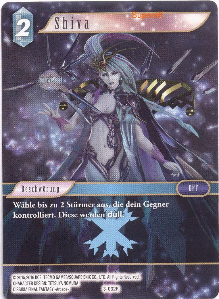 Final Fantasy Opus 3-032 R Shiva Eis
