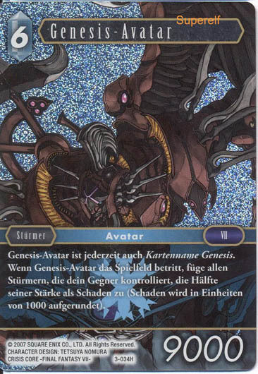 Final Fantasy Opus 3-034 H Genesis - Avatar Eis