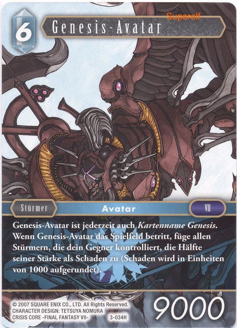 Final Fantasy Opus 3-034 H Genesis - Avatar Eis