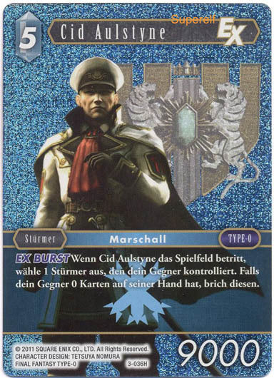 Final Fantasy Opus 3-036 H Cid Aulstyne Eis