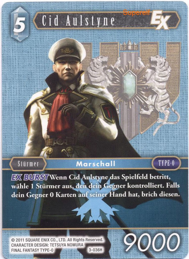 Final Fantasy Opus 3-036 H Cid Aulstyne Eis