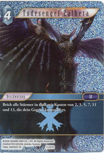 Final Fantasy Opus 3-037 H Todesengel Zalhera Eis