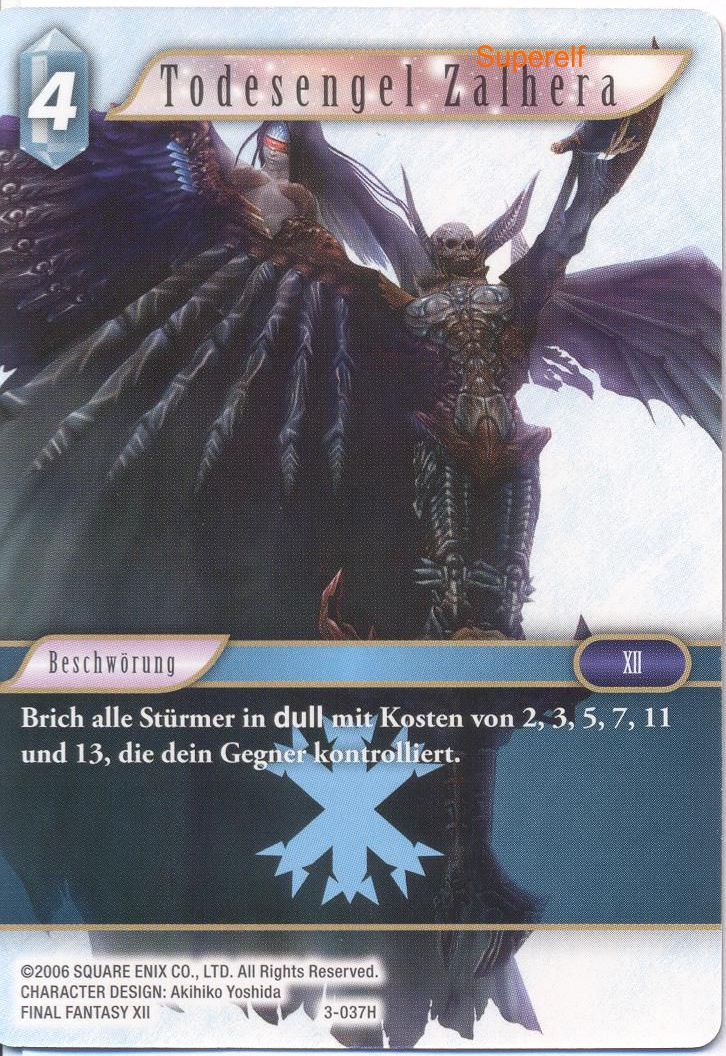 Final Fantasy Opus 3-037 H Todesengel Zalhera Eis