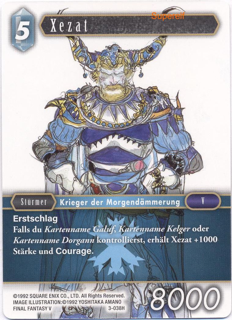Final Fantasy Opus 3-038 H Xezat Eis