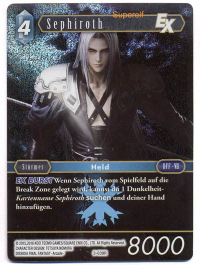 Final Fantasy Opus 3-039 R Sephiroth Eis