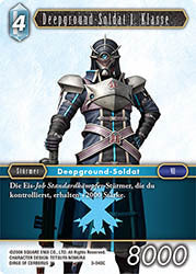 Final Fantasy Opus 3-040 C Deepground - Soldat 1. Klasse Eis