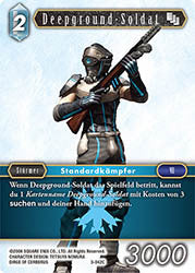 Final Fantasy Opus 3-042 C Deepground - Soldat Eis