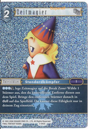 Final Fantasy Opus 3-043 C Zeitmagier Eis