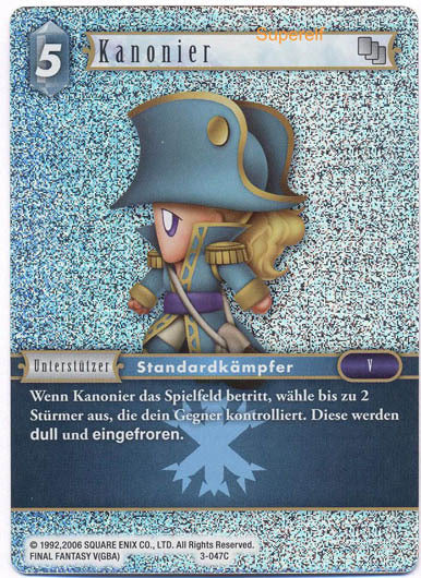 Final Fantasy Opus 3-047 C Kanonier Eis