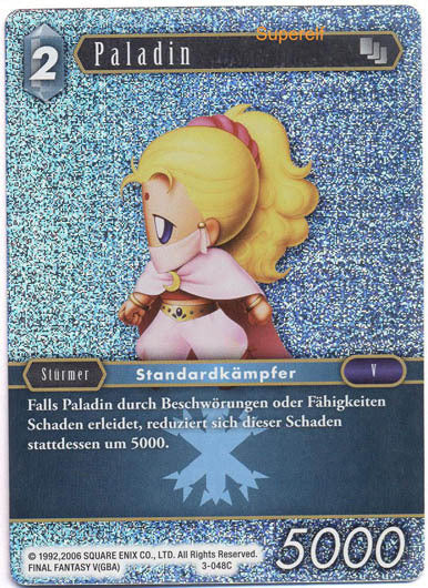 Final Fantasy Opus 3-048 C Paladin Eis