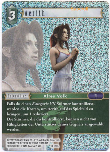 Final Fantasy Opus 3-050 L Aerith Wind