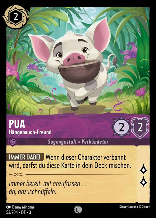 Lorcana Die Tintenlande 3-053 C Pua Amethyst