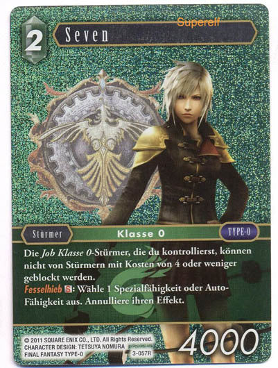 Final Fantasy Opus 3-057 R Seven Wind