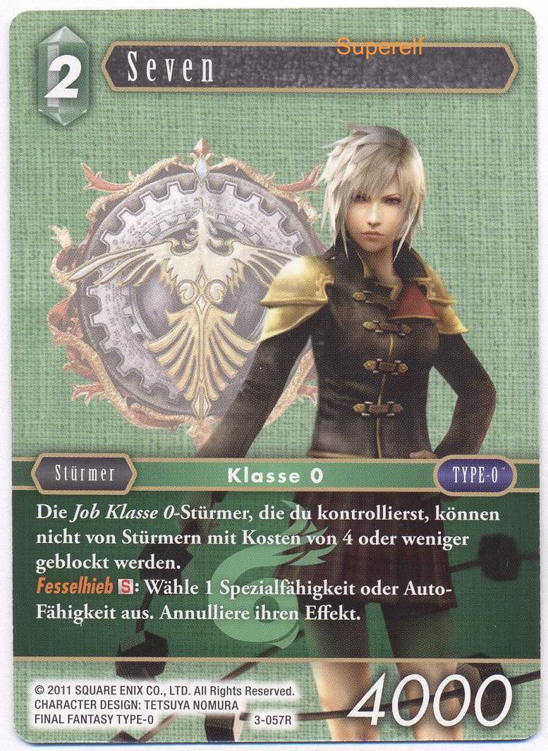 Final Fantasy Opus 3-057 R Seven Wind