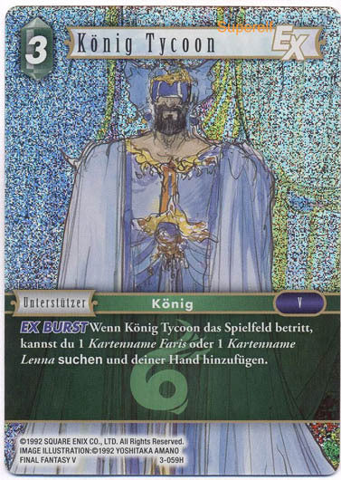 Final Fantasy Opus 3-059 H König Tycoon Wind