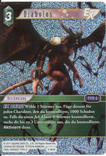 Final Fantasy Opus 3-061 R Diabolos Wind