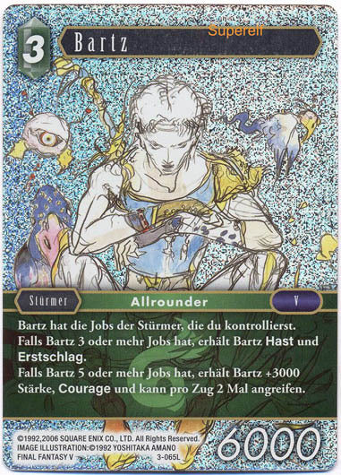 Final Fantasy Opus 3-065 L Bartz Wind