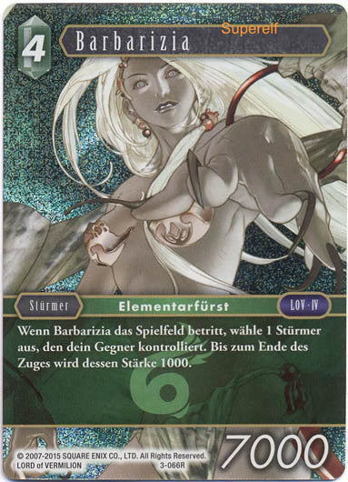 Final Fantasy Opus 3-066 R Barbarizia Wind