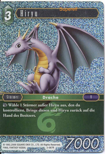 Final Fantasy Opus 3-067 R Hiryu Wind