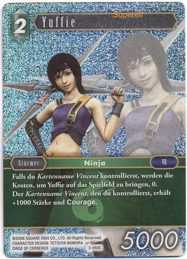 Final Fantasy Opus 3-069 C Yuffie Wind
