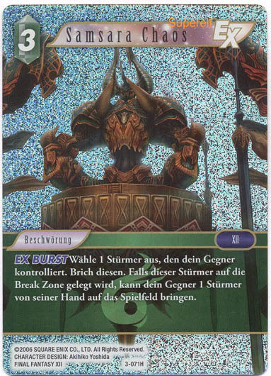 Final Fantasy Opus 3-071 H Samsara Chaos Wind