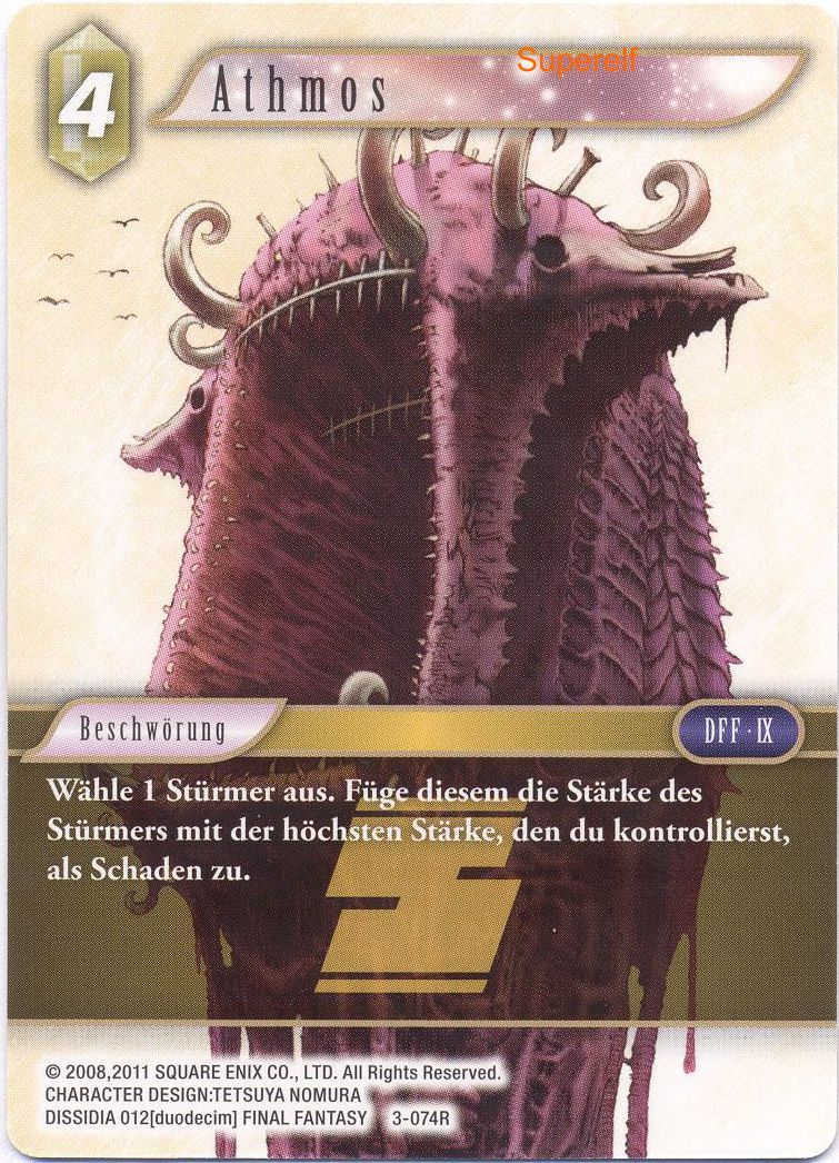Final Fantasy Opus 3-074 R Athmos Erde