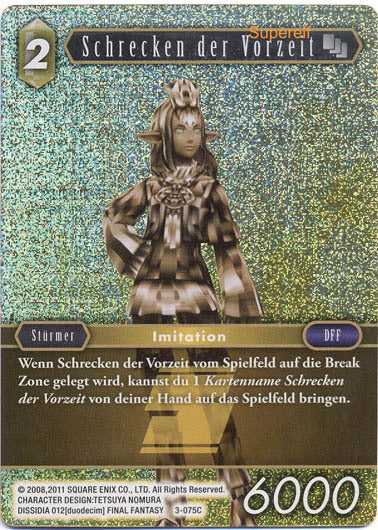 Final Fantasy Opus 3-075 C Schrecken der Vorzeit Erde