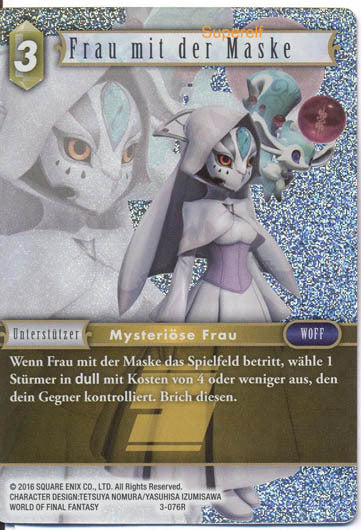 Final Fantasy Opus 3-076 R Frau mit der Maske Erde