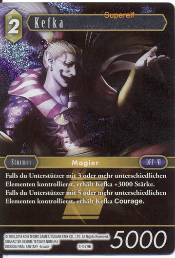 Final Fantasy Opus 3-079 H Kefka Erde