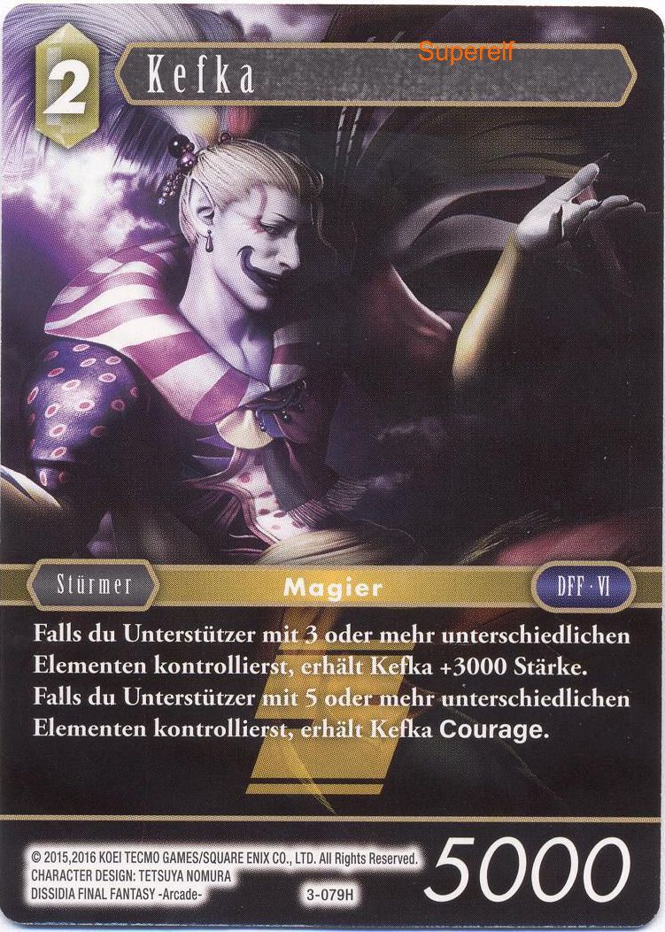 Final Fantasy Opus 3-079 H Kefka Erde