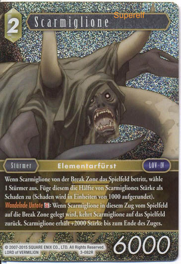 Final Fantasy Opus 3-082 R Scarmiglione Erde